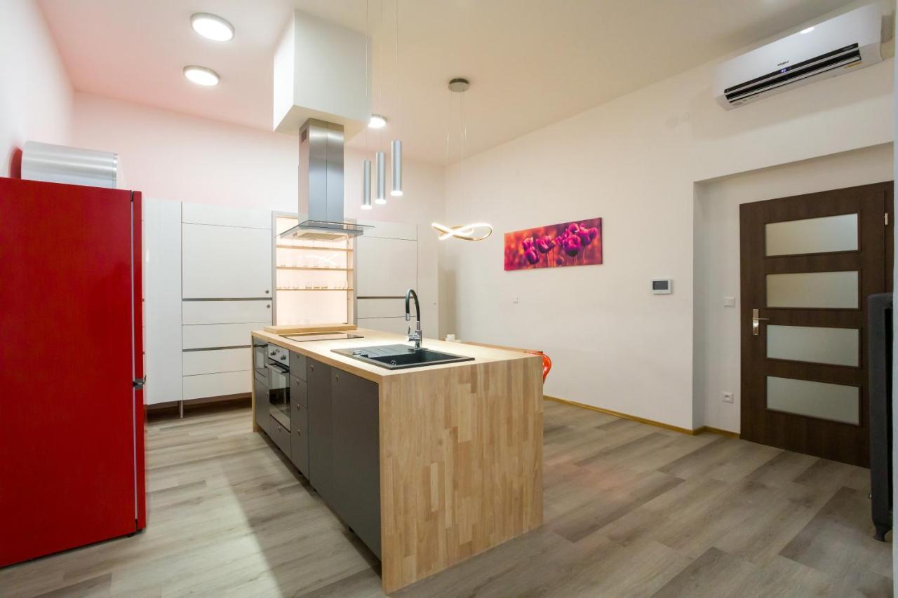 Luxusni Velky Apartman S Terasou V Centru Litomysle Eksteriør billede